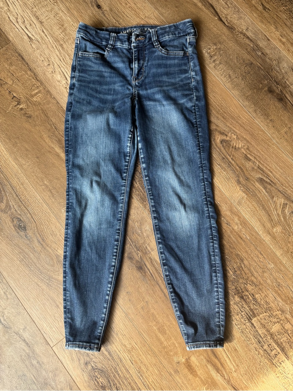 American Eagle Outfitters Dark Blue Stretch Jeggings